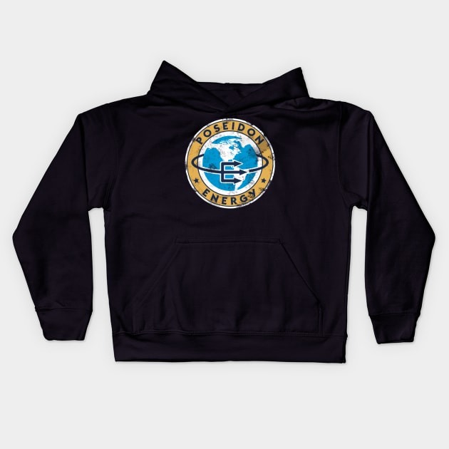 poseidon energy Kids Hoodie by supaMXMV